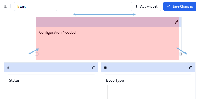 Position text