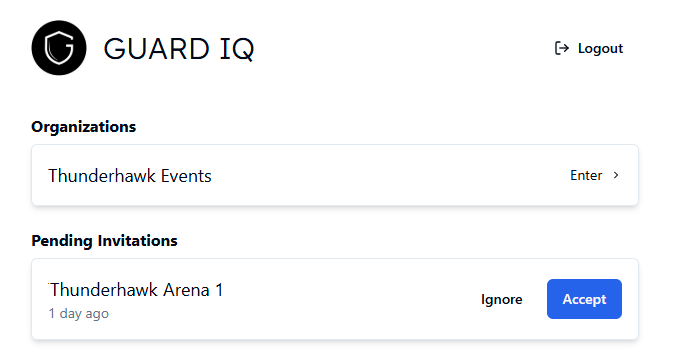 Events &amp; Arena text