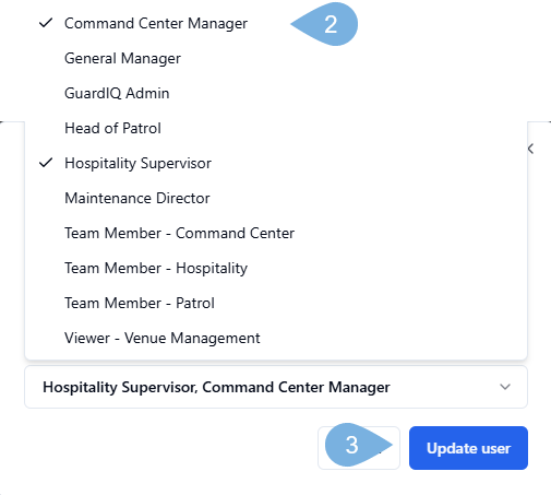 Update Roles