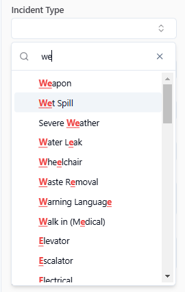 We