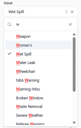 w