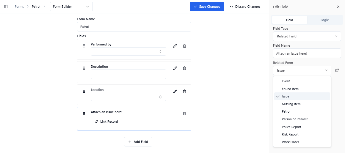 Add Related Field