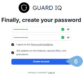 Create Password