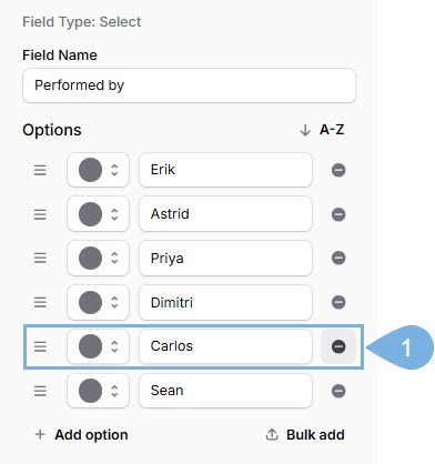 Select Options