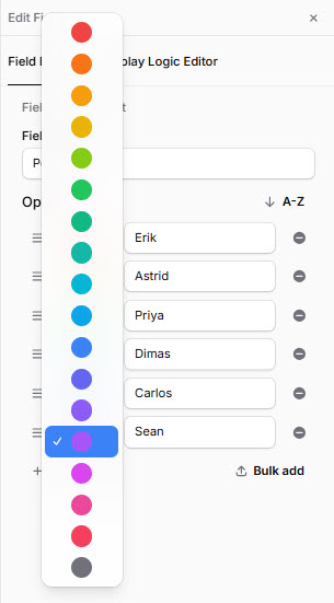 Select Options